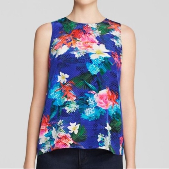 Amanda Uprichard Silk Martina Island Tank - Picture 1 of 9